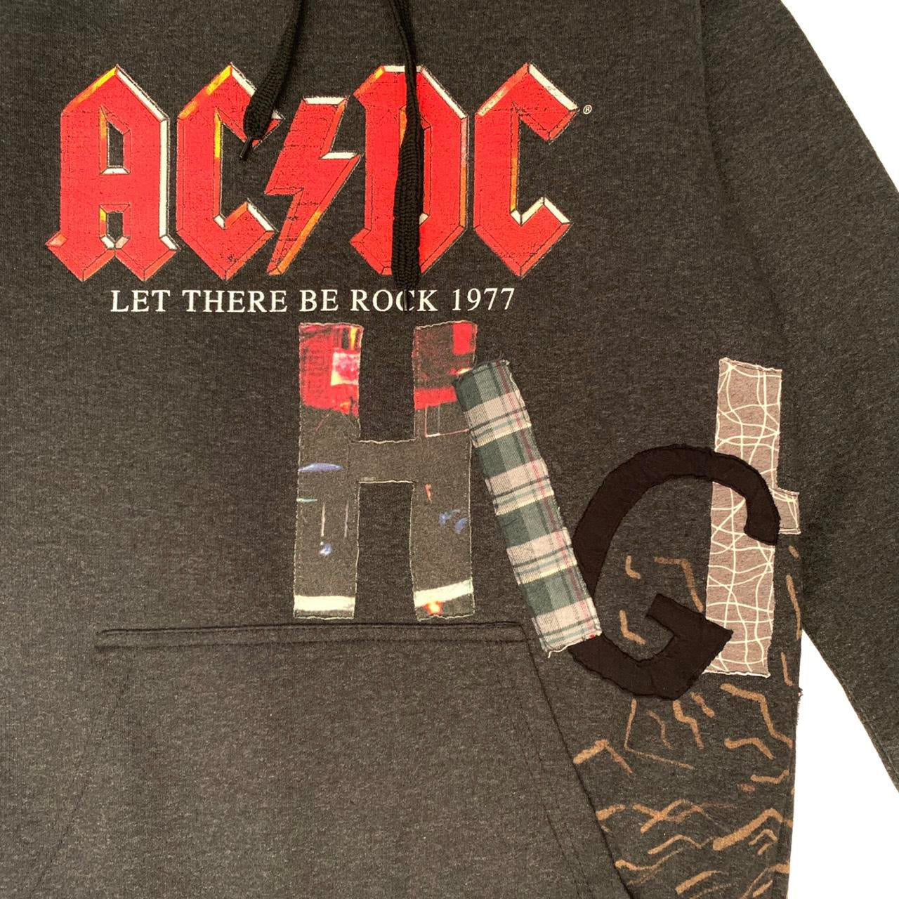 Reworked AC/DC Sweater (L) - Daniel’s Clothing Lab
