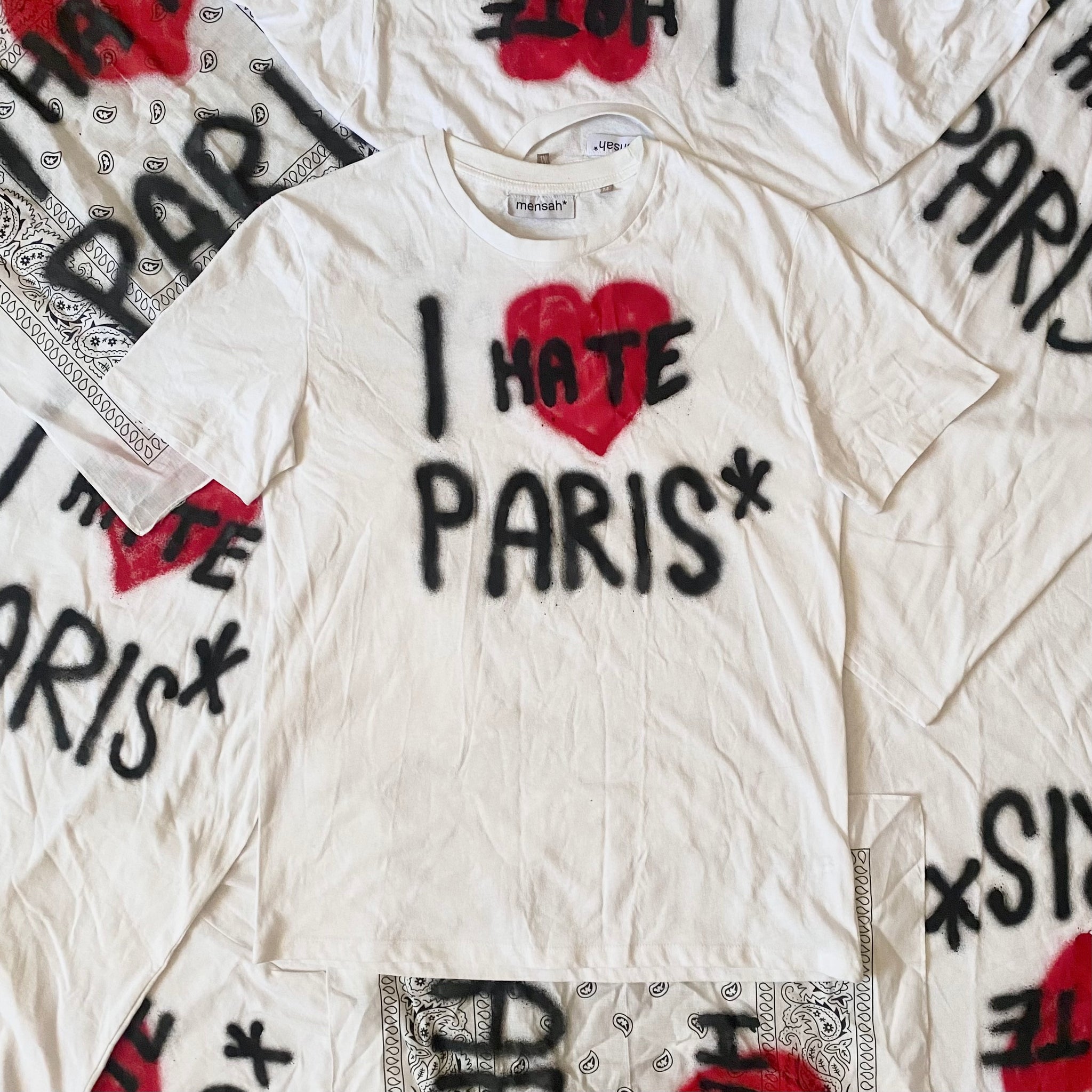 I Love/Hate Paris* Tee - mensah*