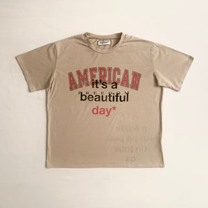 It's a beautiful day* Tee (S) - mensah*