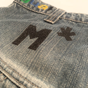 Live Fa$t Denim Skirt (38FR, 28"US) - mensah*