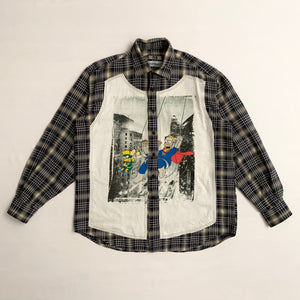 The Simpsons Flannel Shirt (L) - mensah*