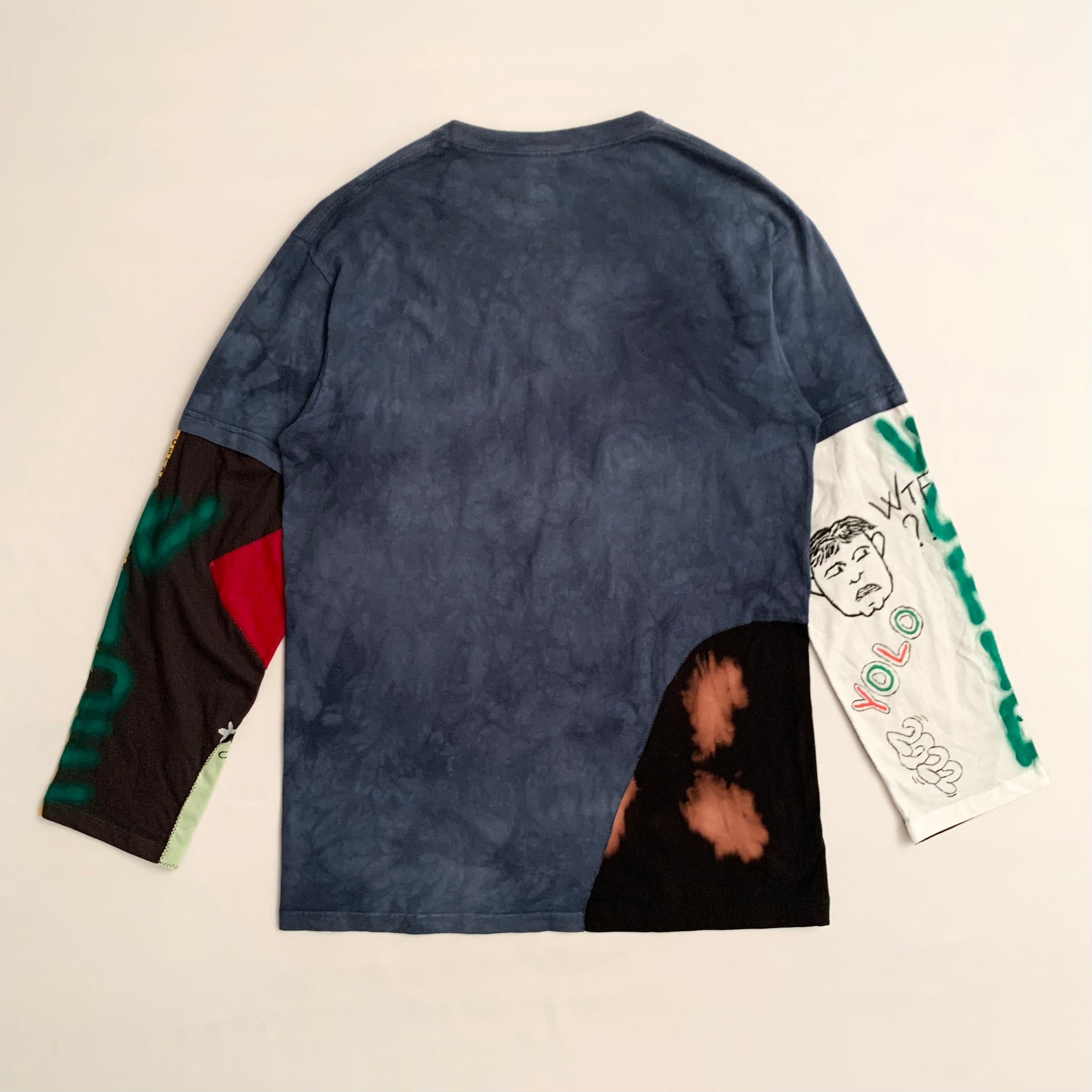 Reconstructed Long Sleeve Tee (M) - mensah*