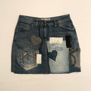 Multi Pockets Denim Skirt (38FR, 28"US) - mensah*