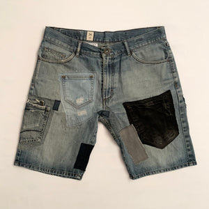 Multi Pockets Denim Shorts (44FR, 34"US) - mensah*