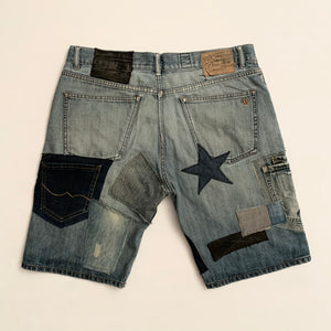 Multi Pockets Denim Shorts (44FR, 34"US) - mensah*