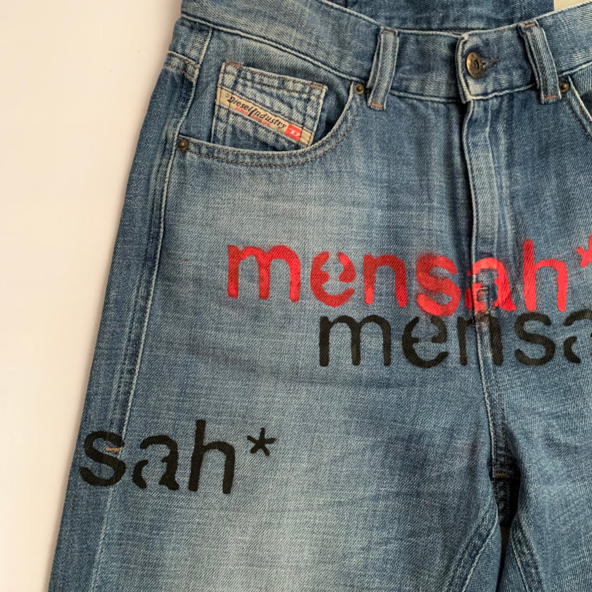 Multi Logo Diesel Jeans (36FR, 27"US) - mensah*