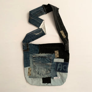 Reversible Denim Shoulder Bag - mensah*