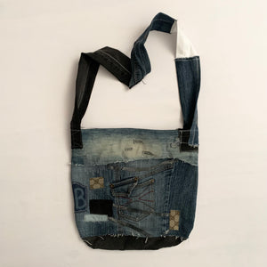 Reversible Denim Shoulder Bag - mensah*
