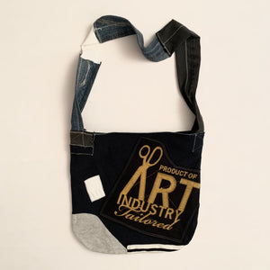 Reversible Denim Shoulder Bag - mensah*