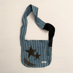 Reversible Denim Shoulder Bag - mensah*