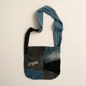 Reversible Denim Shoulder Bag - mensah*