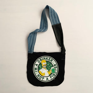 Reversible Denim Shoulder Bag - mensah*