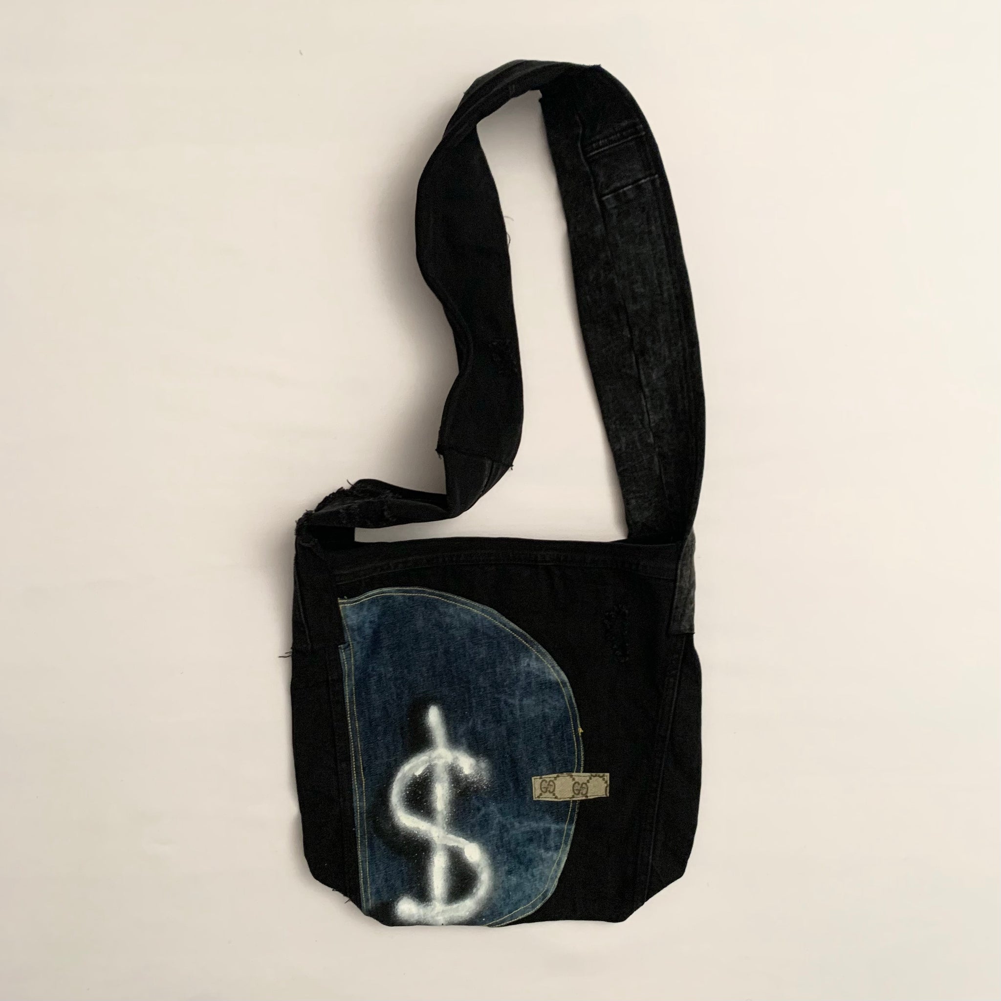 Reversible Denim Shoulder Bag - mensah*