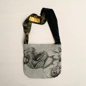 Reversible Denim Shoulder Bag - mensah*