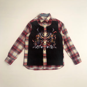 Evangelion Flannel Shirt (L) - mensah*