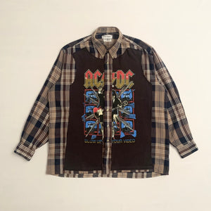 AC/DC Flannel Shirt (L) - mensah*