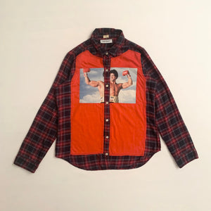 Rocky Balboa Flannel Shirt (M) - mensah*