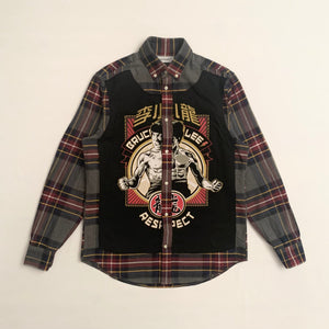 Bruce Lee Flannel Shirt (S) - mensah*