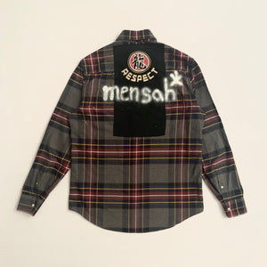 Bruce Lee Flannel Shirt (S) - mensah*