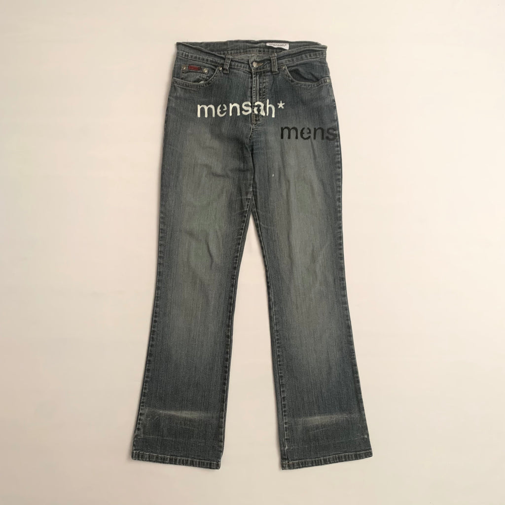 Multi Logo Jeans (44FR, 34"US) - mensah*