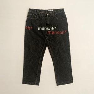 Multi Logo Jeans (46FR, 36"US) - mensah*