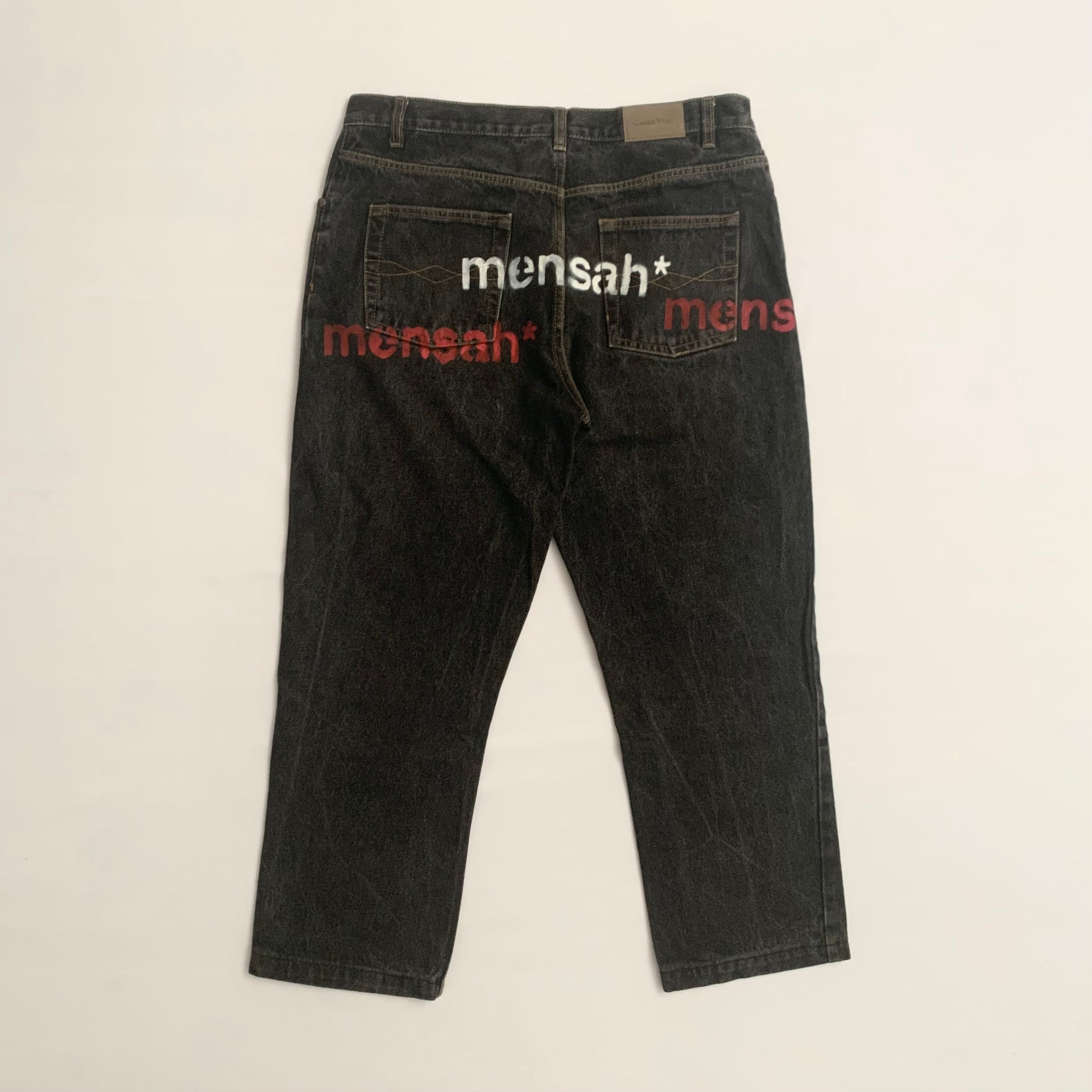 Multi Logo Jeans (46FR, 36"US) - mensah*
