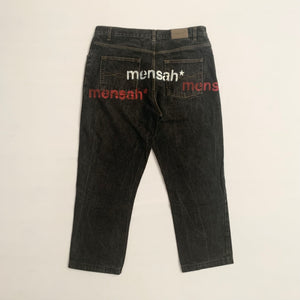 Multi Logo Jeans (46FR, 36"US) - mensah*