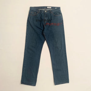 Multi Logo Jeans (46FR, 36"US) - mensah*