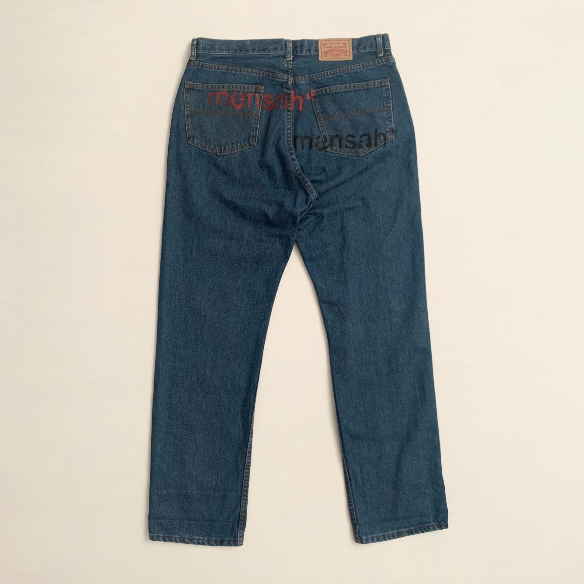 Multi Logo Jeans (46FR, 36"US) - mensah*