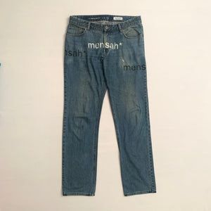 Multi Logo Jeans (46FR, 36"US) - mensah*