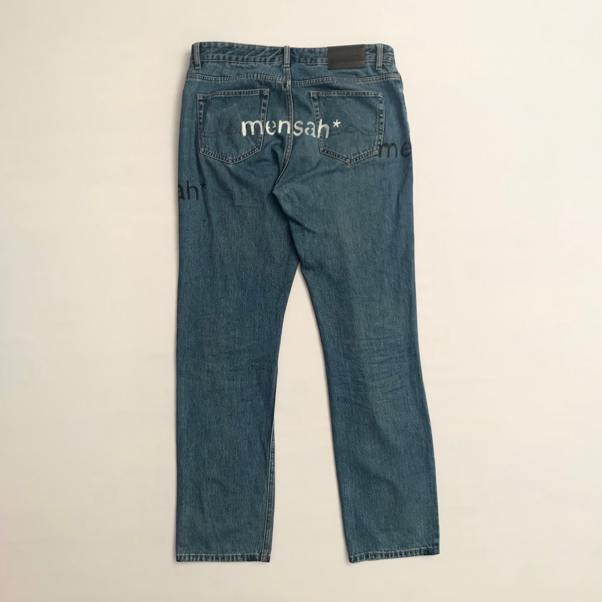 Multi Logo Jeans (46FR, 36"US) - mensah*
