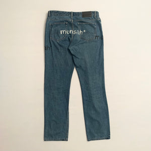Multi Logo Jeans (46FR, 36"US) - mensah*