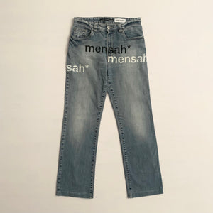 Multi Logo Jeans (40FR, 30"US) - mensah*
