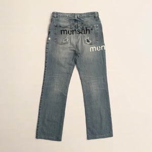 Multi Logo Jeans (40FR, 30"US) - mensah*