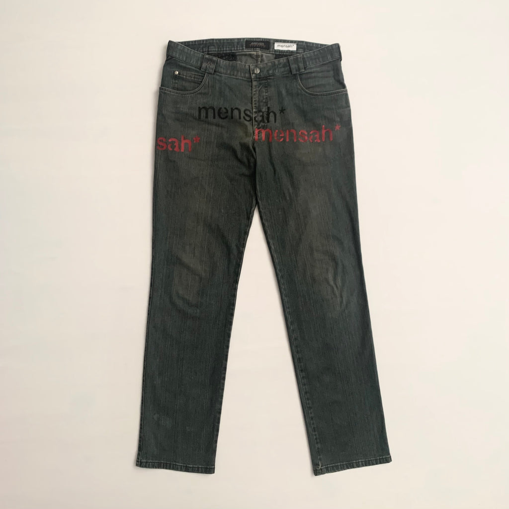 Multi Logo Jeans (46FR, 36"US) - mensah*