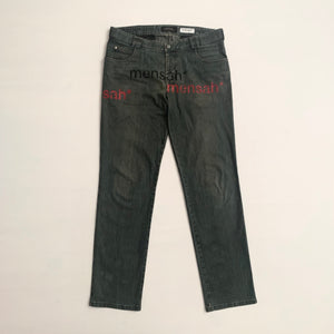 Multi Logo Jeans (46FR, 36"US) - mensah*