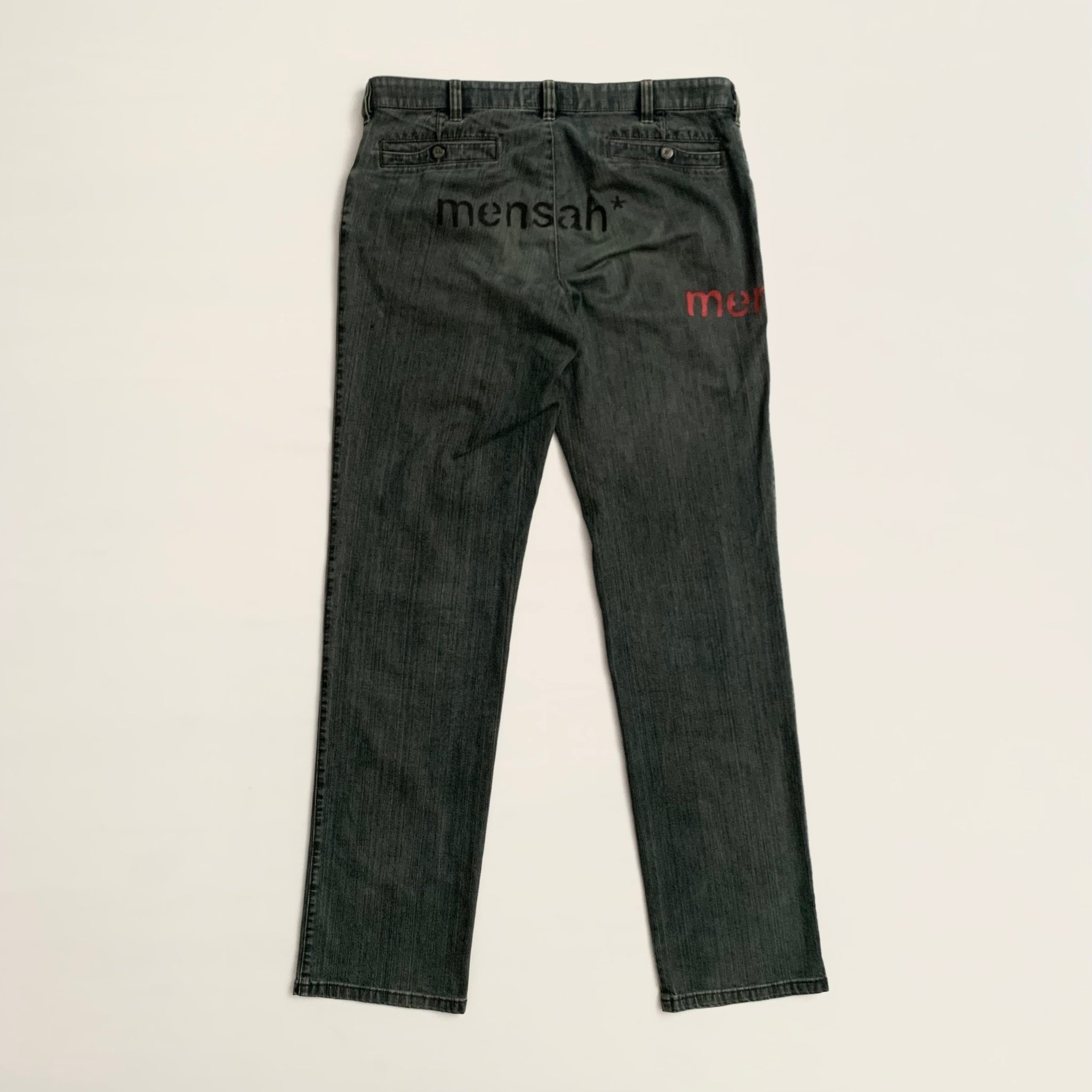 Multi Logo Jeans (46FR, 36"US) - mensah*