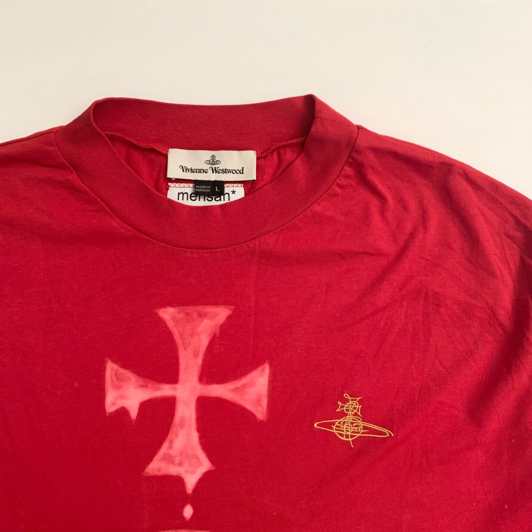 Bleached Vivienne Westwood Long Sleeve Tee (L) - mensah*