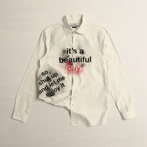 It's a beautiful day* Long Sleeve Shirt (M) - mensah*