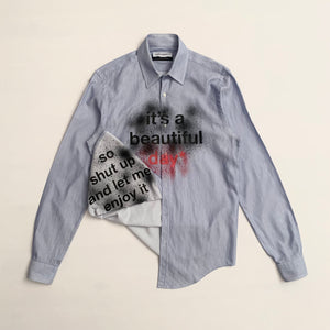 It's a beautiful day* Long Sleeve Shirt (S) - mensah*