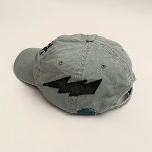 Pale Green Denim Cap - mensah*
