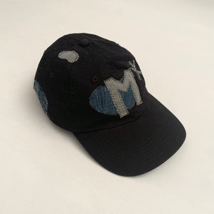 Black Denim Cap - mensah*