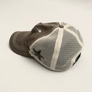 Brown Trucker Cap - mensah*