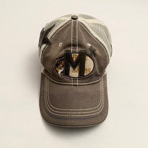 Brown Trucker Cap - mensah*